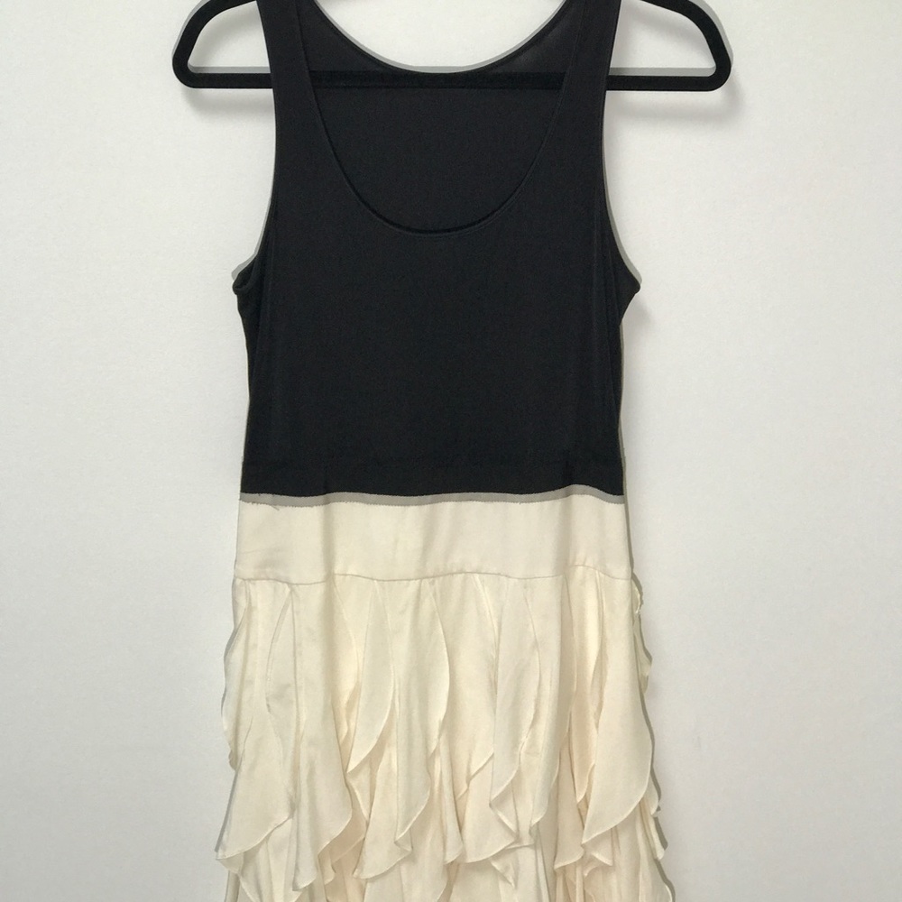 BCBG Contrast Ruffle Dress 2